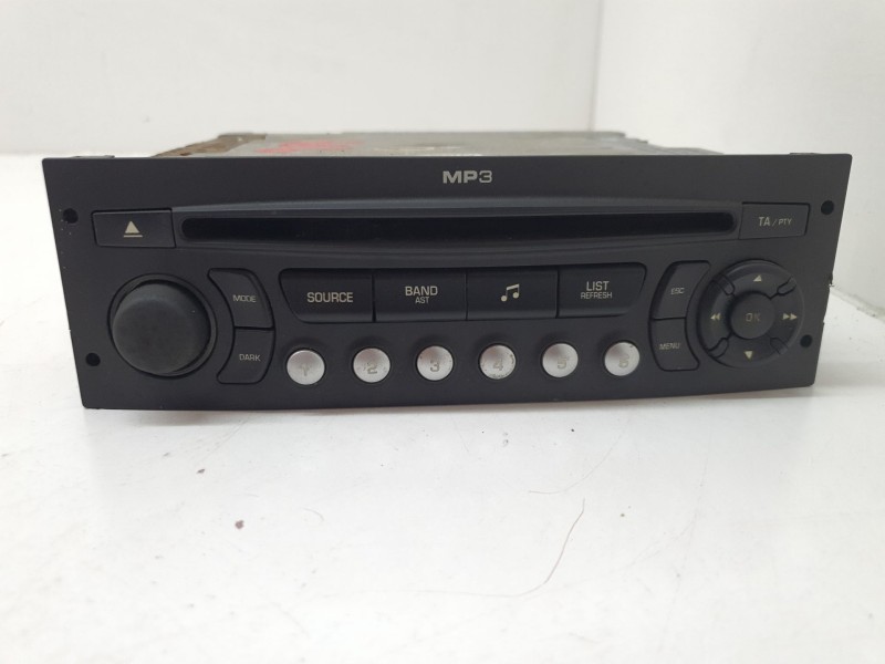 Recambio de sistema audio / radio cd para peugeot 207 1.4 referencia OEM IAM 96643699XT  