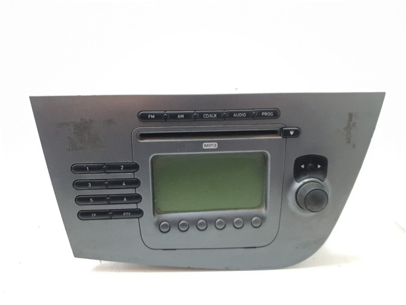 Recambio de sistema audio / radio cd para seat leon (1p1) 1.9 tdi referencia OEM IAM 1P1035186B  