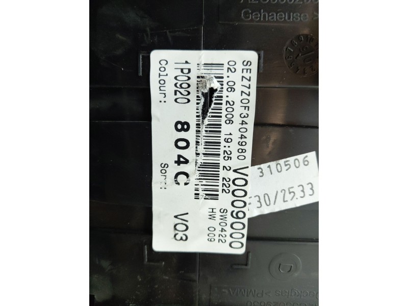 Recambio de cuadro instrumentos para seat leon (1p1) 1.9 tdi referencia OEM IAM   