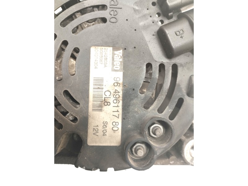 Recambio de alternador para citroën c3 1.1 referencia OEM IAM 9649611780  