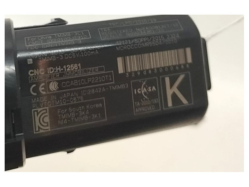 Recambio de conmutador de arranque para toyota auris hybrid business referencia OEM IAM CCAB10LP2210T1  
							
