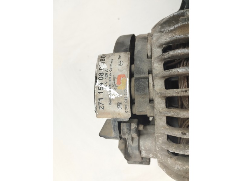Recambio de alternador para mercedes-benz clase c (w203) sportcoupe 1.8 cat referencia OEM IAM 0986045383  
							