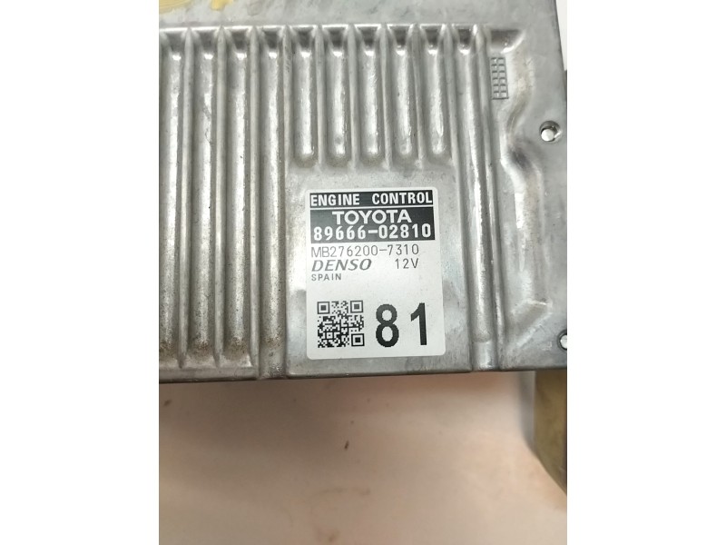 Recambio de centralita motor uce para toyota auris hybrid business referencia OEM IAM 8966602810  