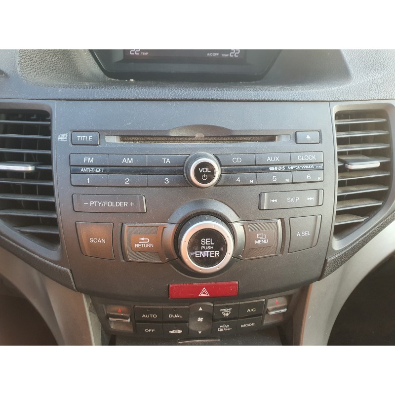 Recambio de sistema audio / radio cd para honda accord tourer (cw) 2.2 dtec cat referencia OEM IAM   