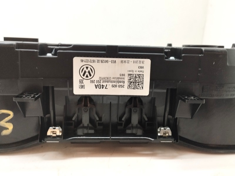 Recambio de cuadro instrumentos para volkswagen polo 1.0 tsi referencia OEM IAM 2G0920740A  
							