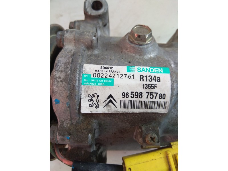 Recambio de compresor aire acondicionado para peugeot 308 confort referencia OEM IAM 9659875780  
							