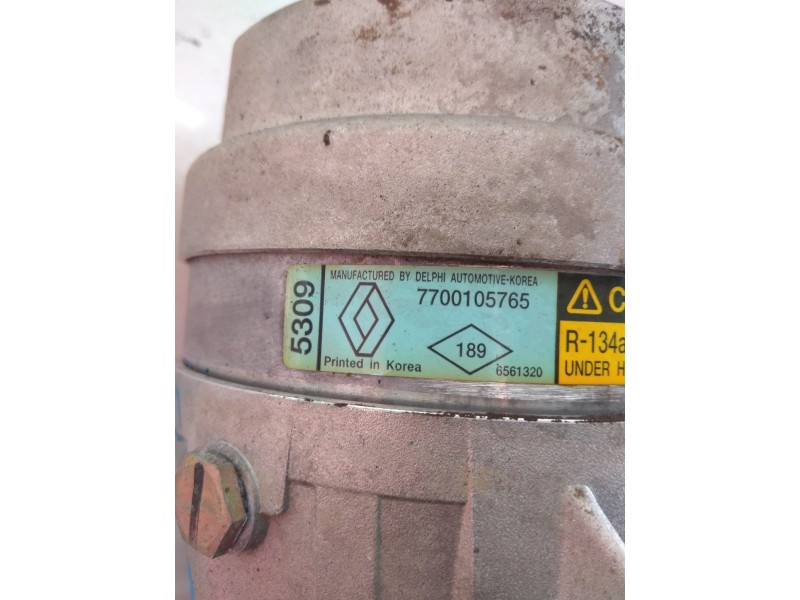 Recambio de compresor aire acondicionado para renault megane i classic (la0) 1.9 dti diesel cat referencia OEM IAM 7700105765  