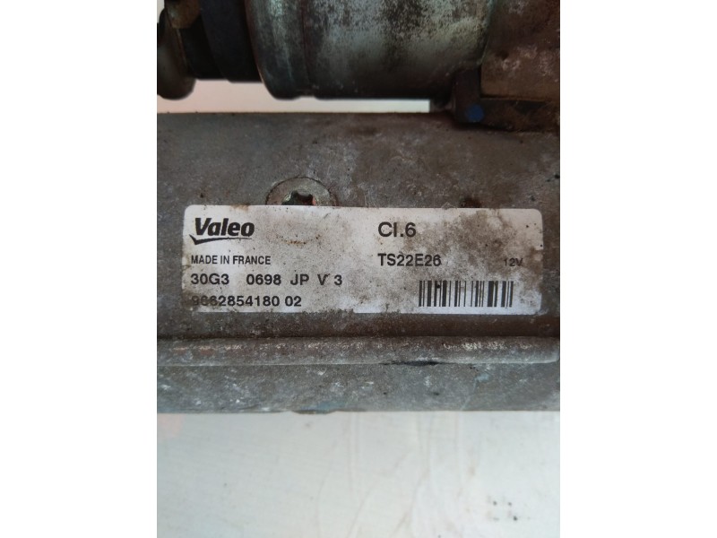 Recambio de motor arranque para peugeot 208 1.6 16v hdi fap referencia OEM IAM 966285418002  
							
