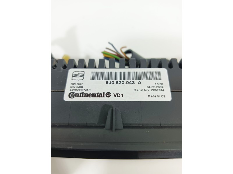 Recambio de mando climatizador para seat ibiza sc (6j1) reference referencia OEM IAM 6J0820043A  
							