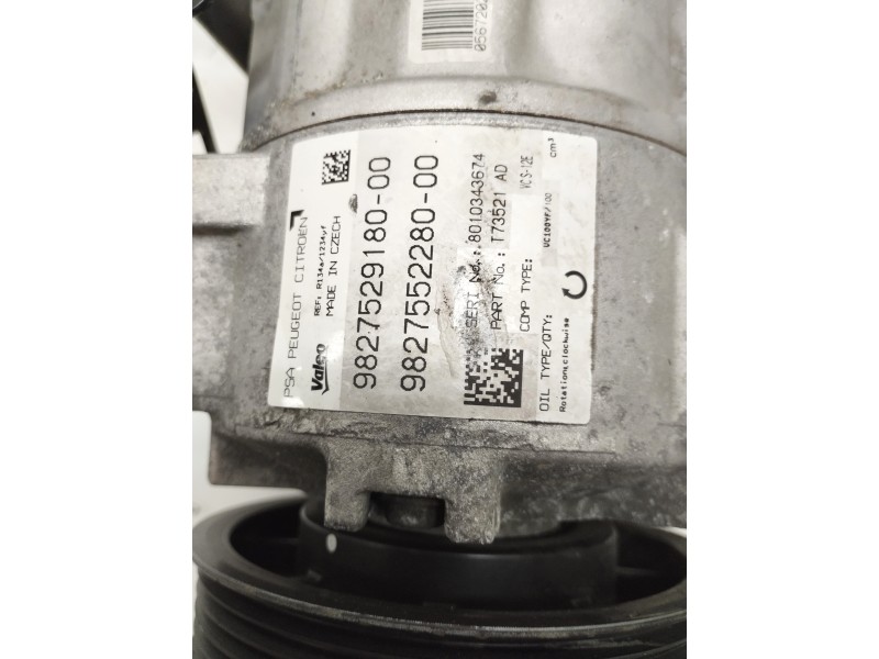 Recambio de compresor aire acondicionado para citroën c4 picasso feel referencia OEM IAM 982752918000  
							