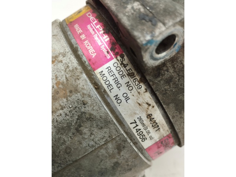 Recambio de compresor aire acondicionado para ssangyong rexton rx 270 full referencia OEM IAM 714956  