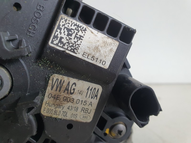 Recambio de alternador para seat leon (5f1) fr plus referencia OEM IAM 04E903015A  
							