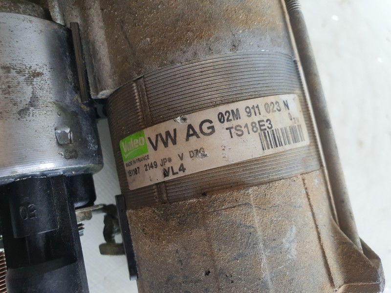 Recambio de motor arranque para seat altea xl (5p5) 2.0 tdi referencia OEM IAM 02M911023N  