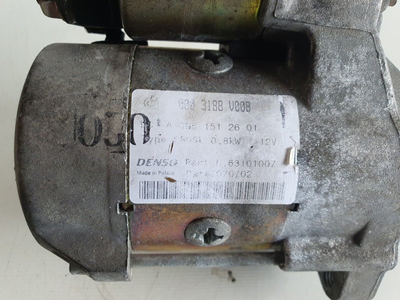 Recambio de motor arranque para smart coupe edition bluemotion referencia OEM IAM 63101007  