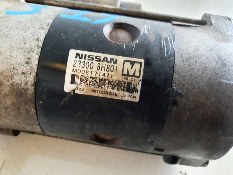 Recambio de motor arranque para nissan x-trail (t30) 2.2 dci diesel cat referencia OEM IAM 233008H801  
							