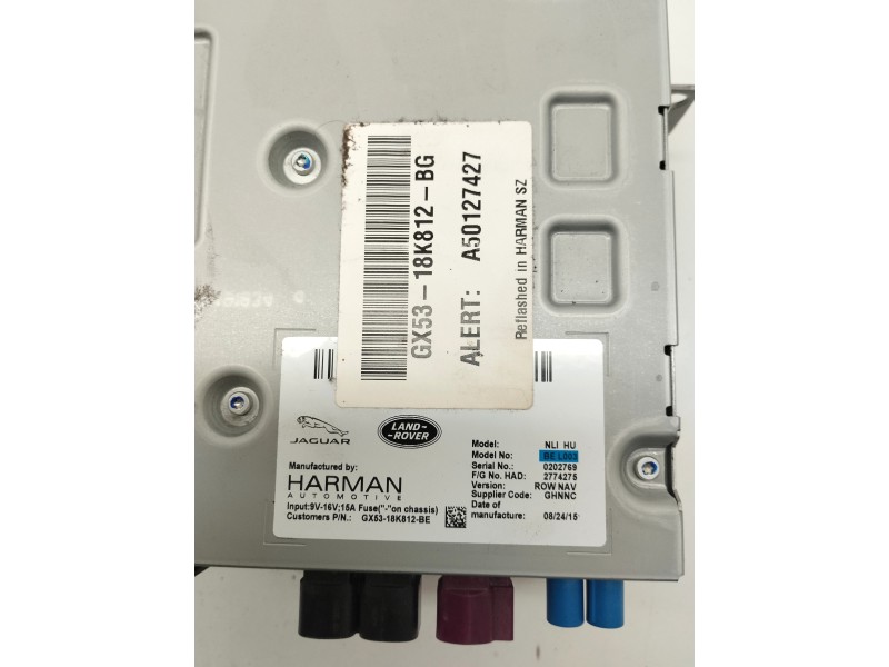 Recambio de sistema audio / radio cd para jaguar xe 2.0 diesel cat referencia OEM IAM GX5318K812BG  