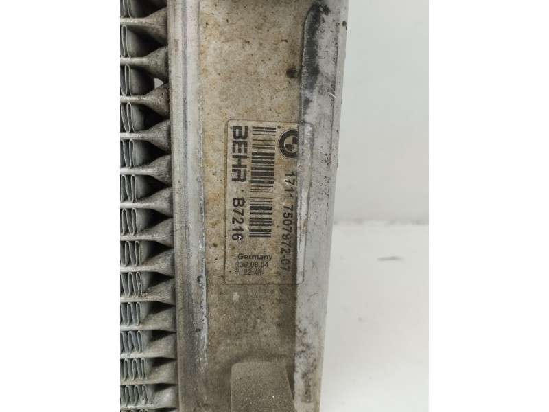 Recambio de radiador agua para bmw serie 6 cabrio (e64) 645ci referencia OEM IAM 1711750797207  
							