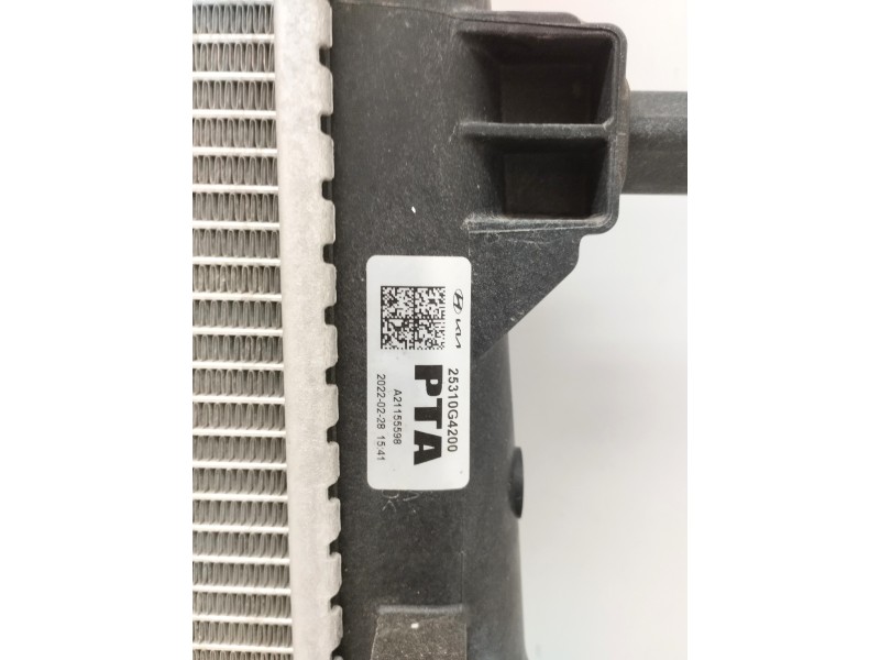 Recambio de radiador agua para kia ceed 1.0 tgdi cat referencia OEM IAM 25310G4200  