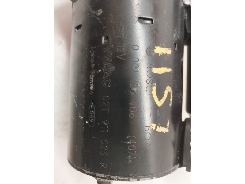 Recambio de motor arranque para volkswagen golf v berlina (1k1) 1.4 16v referencia OEM IAM 02T911023R  
							