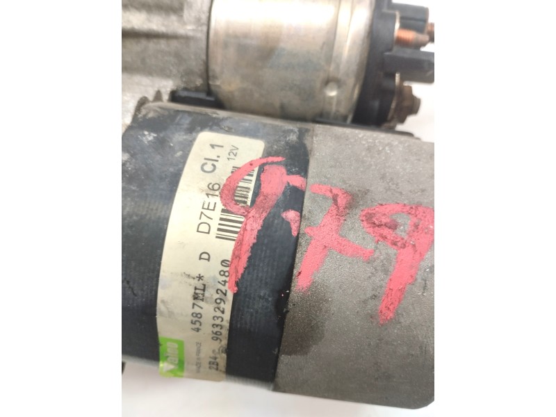 Recambio de motor arranque para citroën c3 1.1 referencia OEM IAM 9633292480  