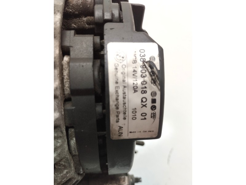 Recambio de alternador para volkswagen new beetle (9c1/1c1) 1.9 tdi referencia OEM IAM 038903018QX01  
							