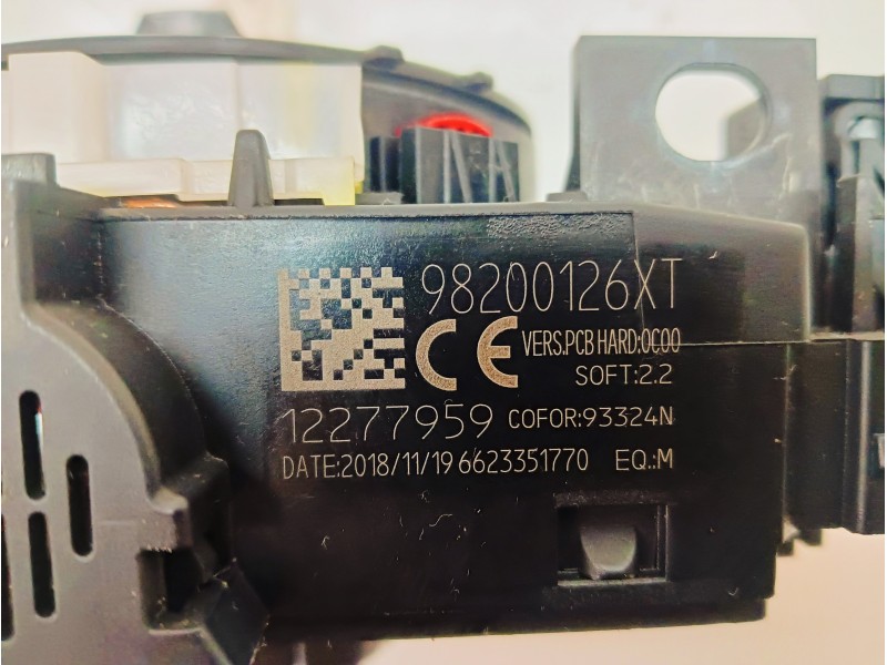 Recambio de mando multifuncion para citroën c-elysée 1.5 blue-hdi fap referencia OEM IAM 98200126XT  
							