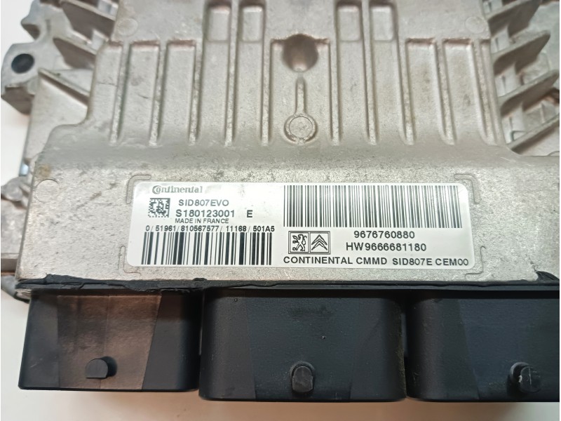 Recambio de centralita motor uce para peugeot 508 1.6 hdi fap referencia OEM IAM 9676760880  
							