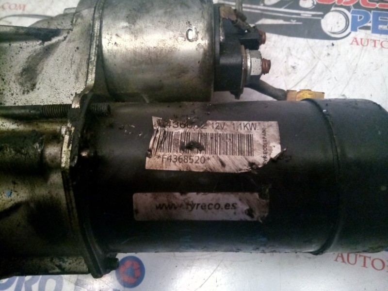 Recambio de motor arranque para peugeot 206 berlina 1.6 16v cat referencia OEM IAM F4368520  
							