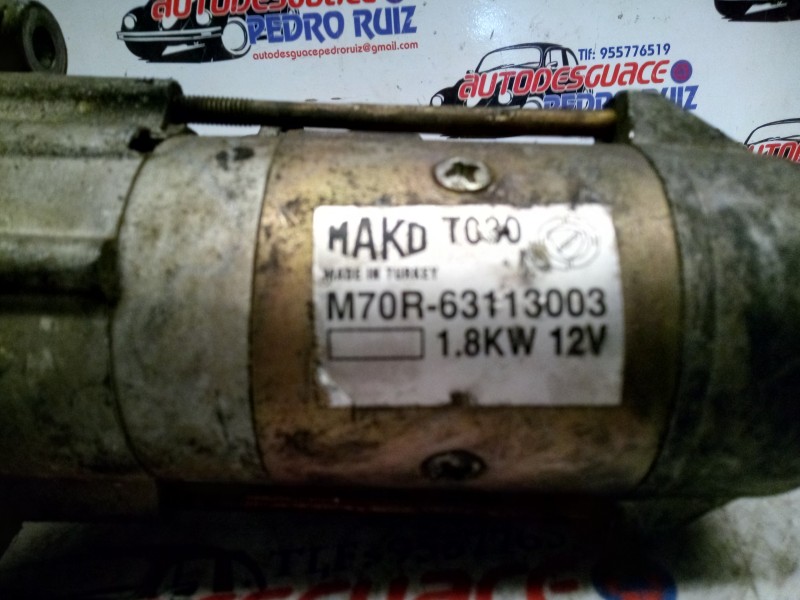 Recambio de motor arranque para fiat doblo cargo (223) 1.9 diesel cat referencia OEM IAM M70R63113003  
							