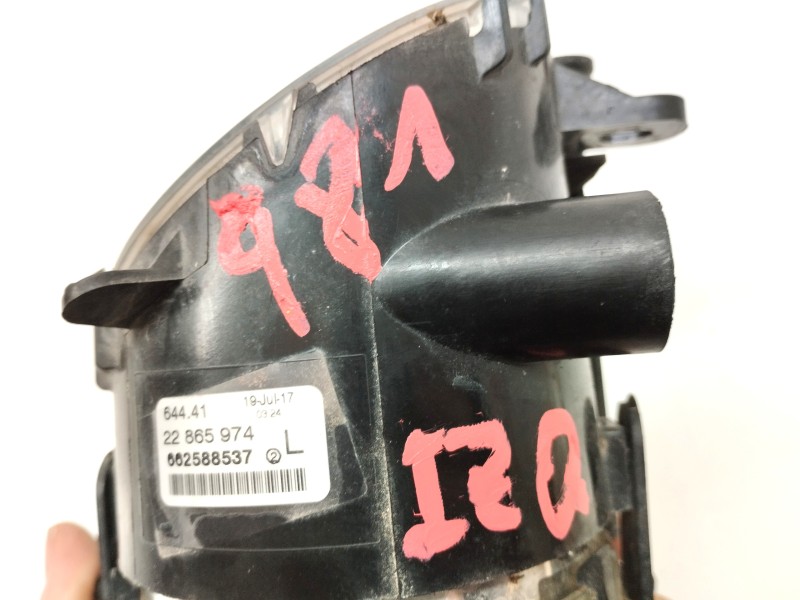 Recambio de faro antiniebla izquierdo para opel crossland x 1.2 referencia OEM IAM 22865974  