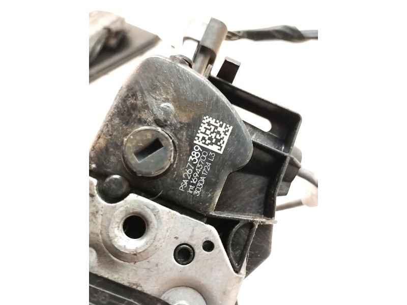 Recambio de cerradura puerta delantera izquierda para opel crossland x design line referencia OEM IAM PSA267389  
							