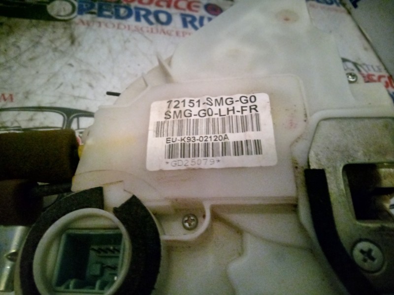 Recambio de cerradura puerta delantera derecha para honda civic berlina 5 (fk) referencia OEM IAM EUK9302120A  
							