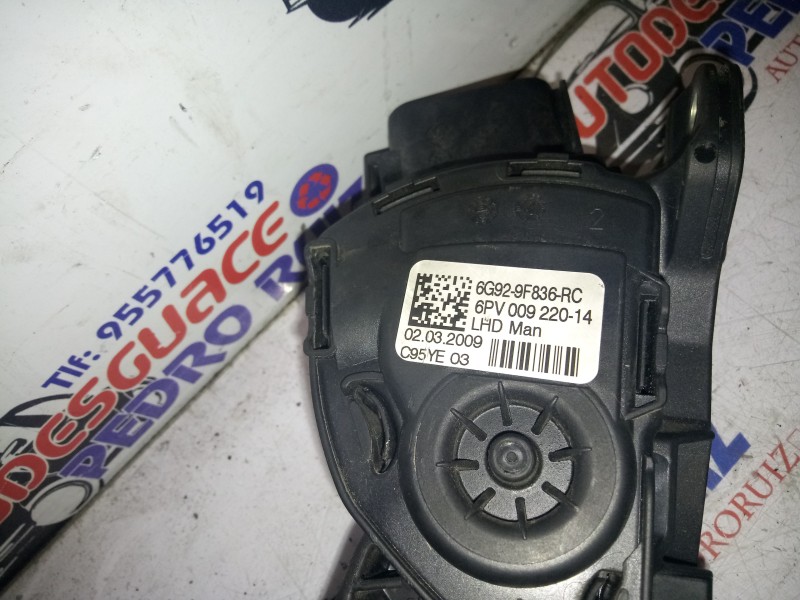 Recambio de pedal acelerador para ford mondeo ber. (ca2) referencia OEM IAM 6G929F836RC  
							