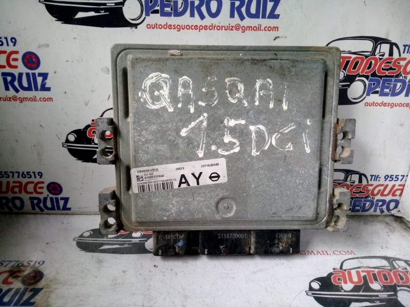 Recambio de centralita motor uce para nissan qashqai (j10) 1.5 dci turbodiesel cat referencia OEM IAM S180033104A  
							