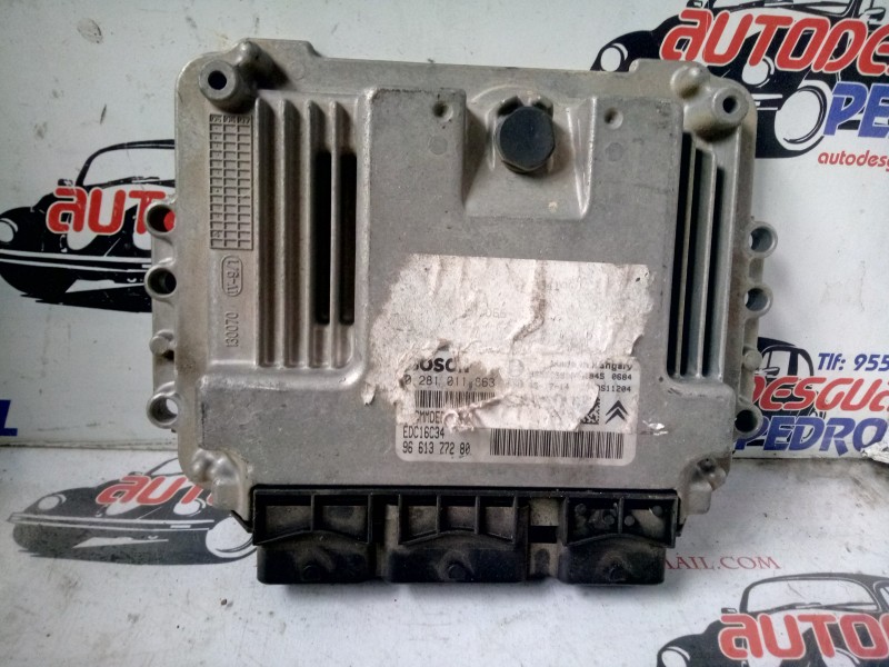 Recambio de centralita motor uce para citroën c4 berlina 1.6 16v hdi referencia OEM IAM 9661377280  
							