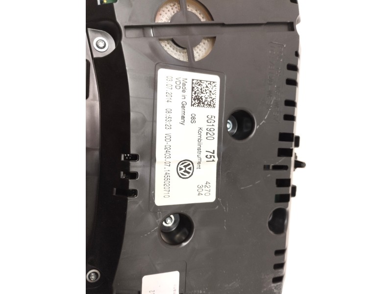 Recambio de cuadro instrumentos para volkswagen golf vii lim. 2.0 tdi referencia OEM IAM 5G1920751  
							