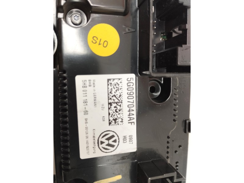 Recambio de mando climatizador para volkswagen golf vii lim. 2.0 tdi referencia OEM IAM 5G0907044AF  
							
