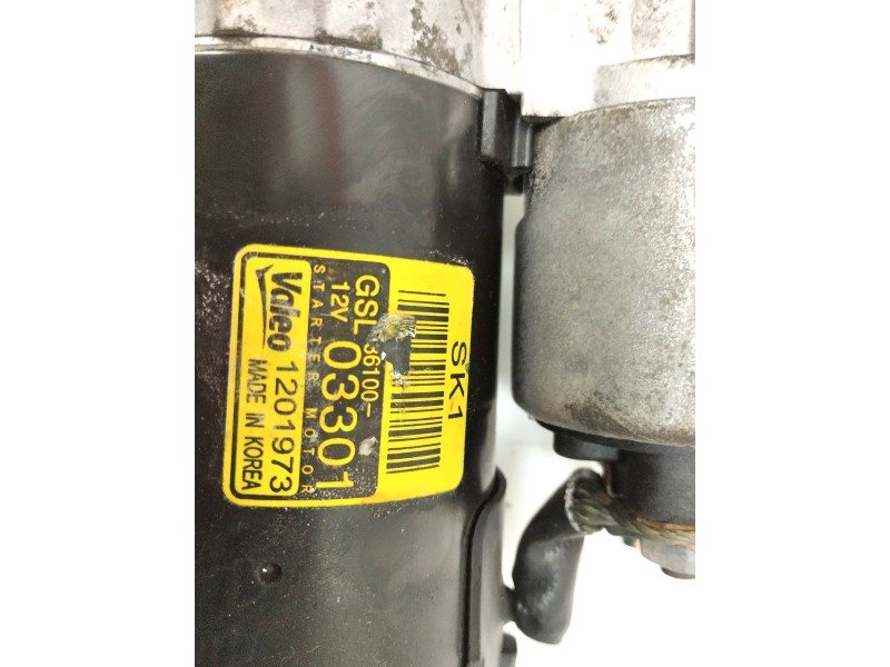 Recambio de motor arranque para kia rio basic referencia OEM IAM 1201973  
							