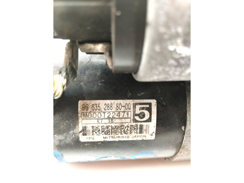 Recambio de motor arranque para peugeot 407 1.6 hdi fap cat (9hz / dv6ted4) referencia OEM IAM 9663528880  
							