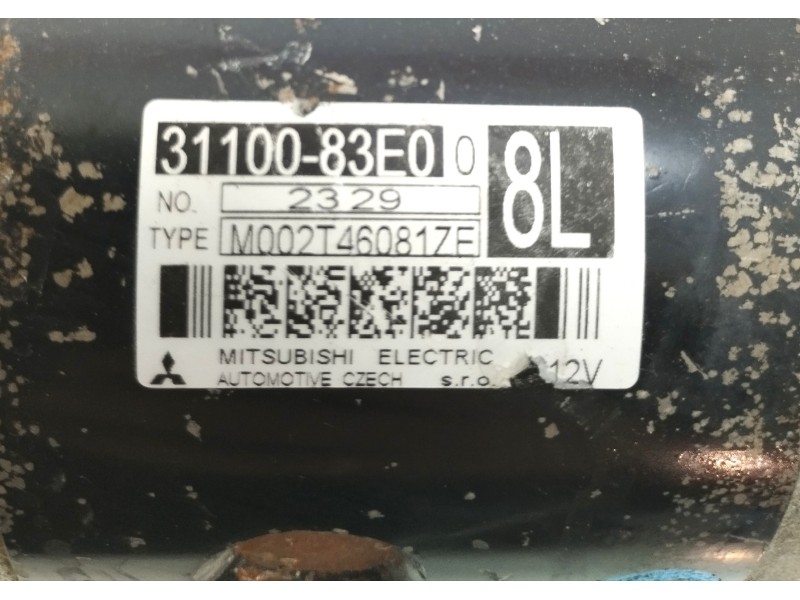 Recambio de motor arranque para suzuki wagon r+ rb (mm) 1.3 16v cat referencia OEM IAM 3110083E00  
							