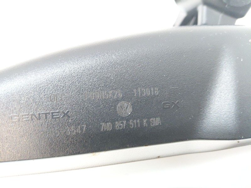 Recambio de espejo interior para volkswagen golf vii lim. 2.0 tdi referencia OEM IAM 7N0857511K  