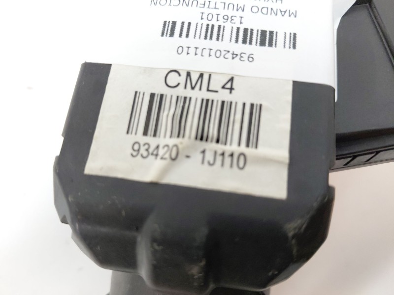 Recambio de mando multifuncion para hyundai i20 style referencia OEM IAM 934201J110  