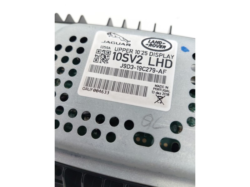 Recambio de pantalla multifuncion para jaguar i-pace (x590) ev400 awd referencia OEM IAM J9D319C279AF  