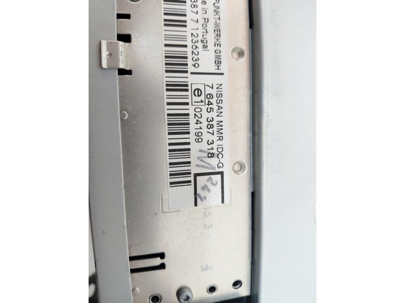 Recambio de sistema audio / radio cd para nissan note (e11, ne11) 1.5 dci referencia OEM IAM 7645387318  