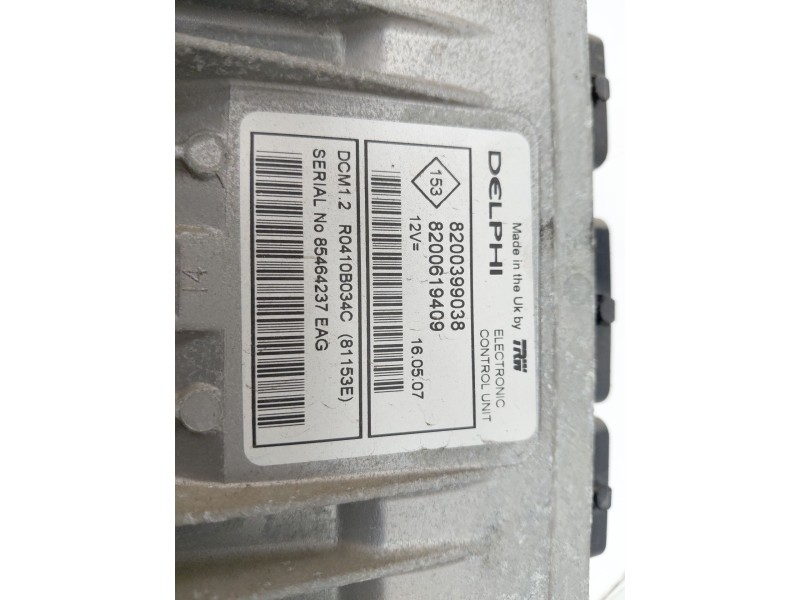 Recambio de centralita motor uce para nissan note (e11, ne11) 1.5 dci referencia OEM IAM 8200399038  