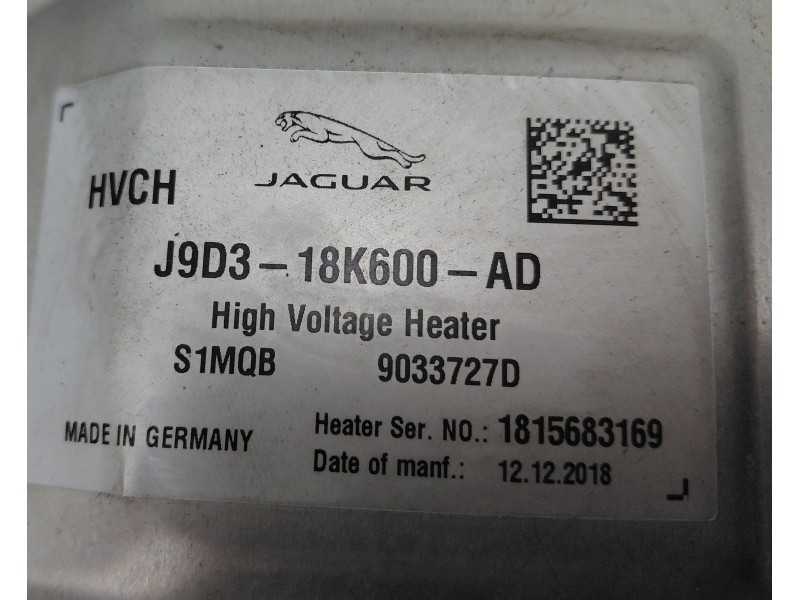 Recambio de bateria para jaguar i-pace (x590) ev400 awd referencia OEM IAM J9D318K600AD  