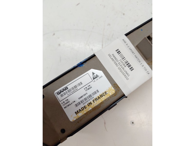 Recambio de mando elevalunas delantero izquierdo para saab 9-3 sport hatch 1.9 tid cat referencia OEM IAM   