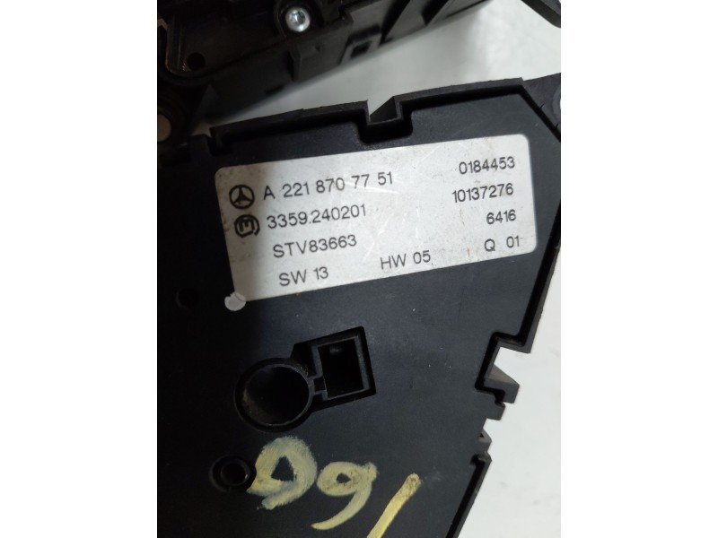 Recambio de mando multifuncion para mercedes-benz clase s (w221) berlina 3.0 cdi cat referencia OEM IAM A2218707751  
							
