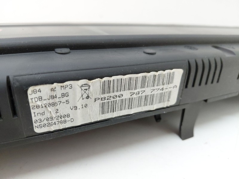 Recambio de cuadro instrumentos para renault grand scénic ii (jm0/1_) 1.6 referencia OEM IAM 8200787774  