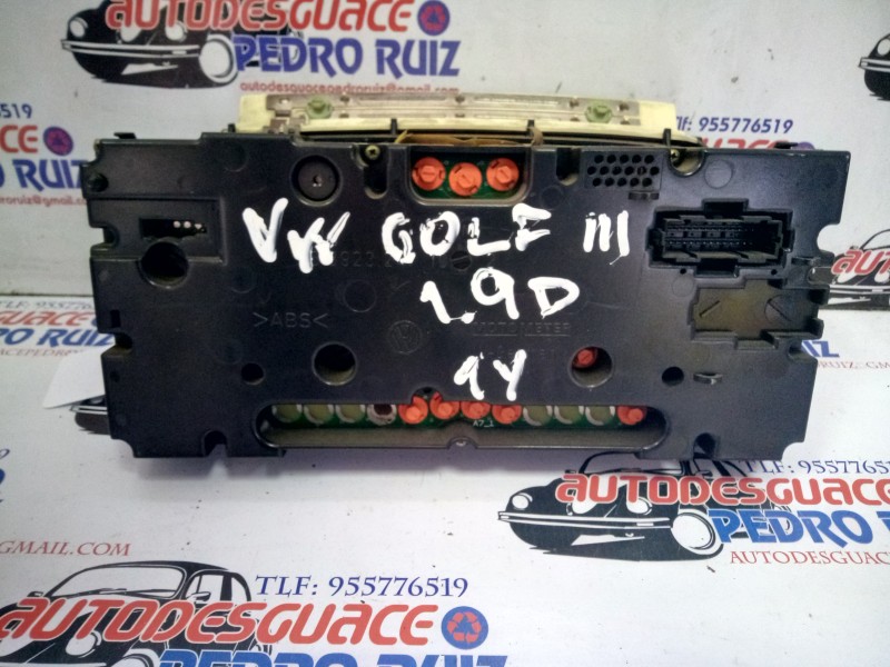 Recambio de cuadro instrumentos para volkswagen golf iii berlina (1h1) 1.9 diesel referencia OEM IAM 1K0920861M  